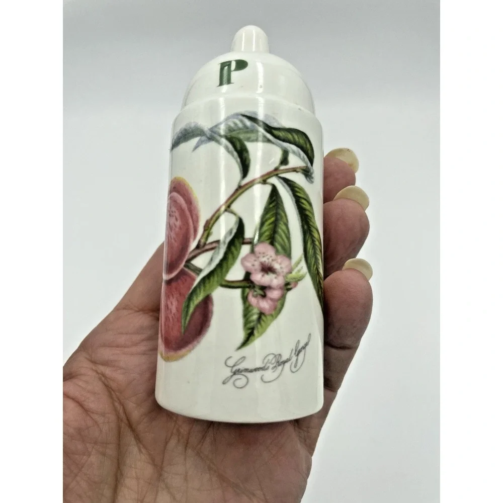 Portmeirion Pomona Porcelain Salt & Pepper Shaker Set 4